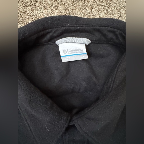 Columbia fleece shirt jacket sz medium - Picture 2 of 3